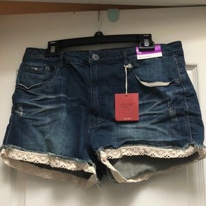 High waisted shorts
